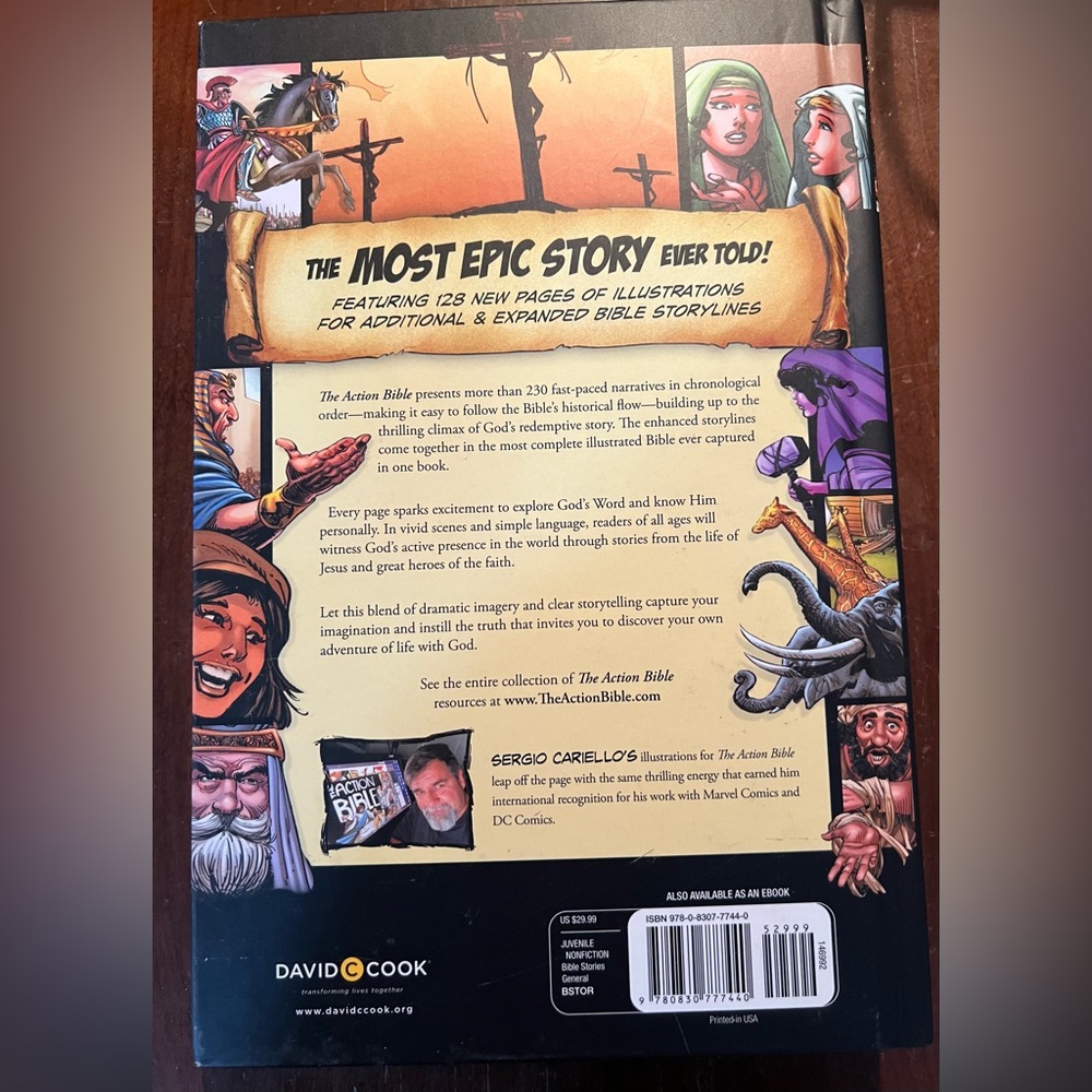 The Action Bible – Graphic Novel Bible- hardcover - Picture 2 of 5